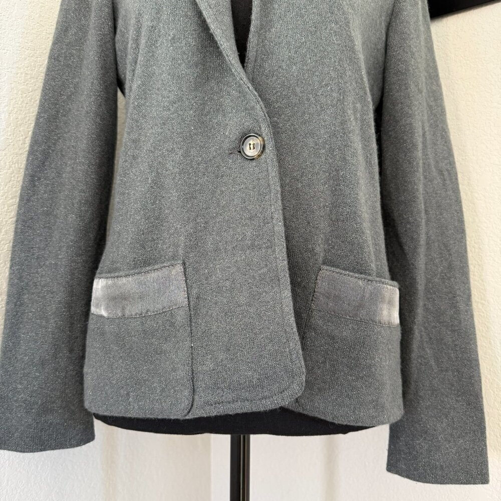 AMINA RUBINACCI Cashmere Blazer Jacket Small Gray - Picture 8 of 16